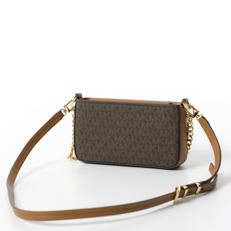 Borsa a spalla Bryant Michael Kors con monogram MK all over