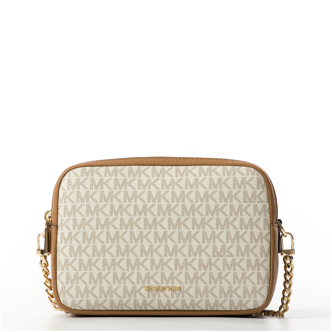 Camera bag a tracolla Bryant media con logo Michael Kors all over