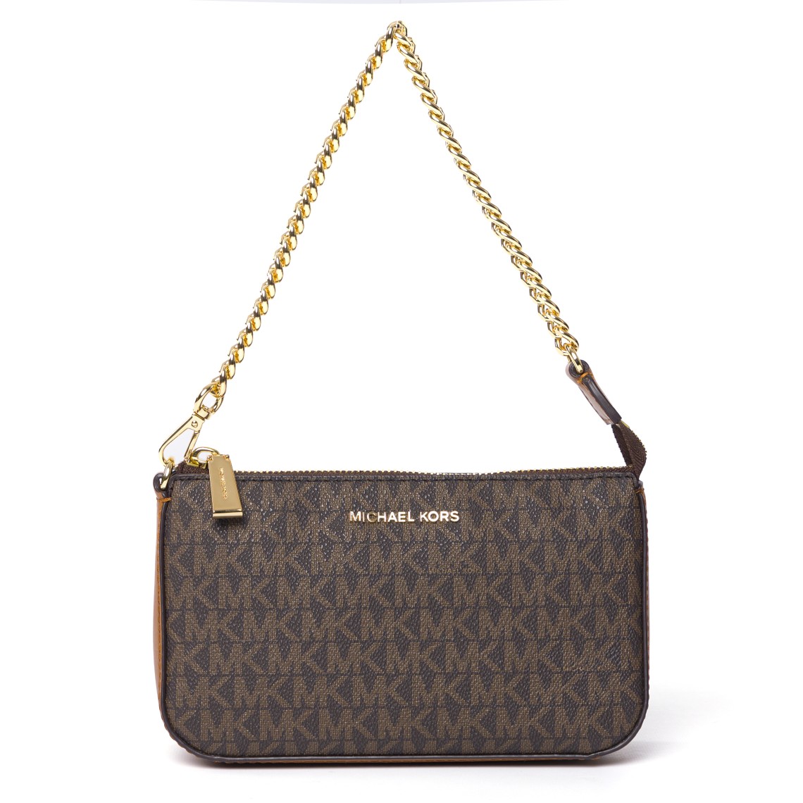 Pochette chain in saffiano stampato con logo Michael Kors