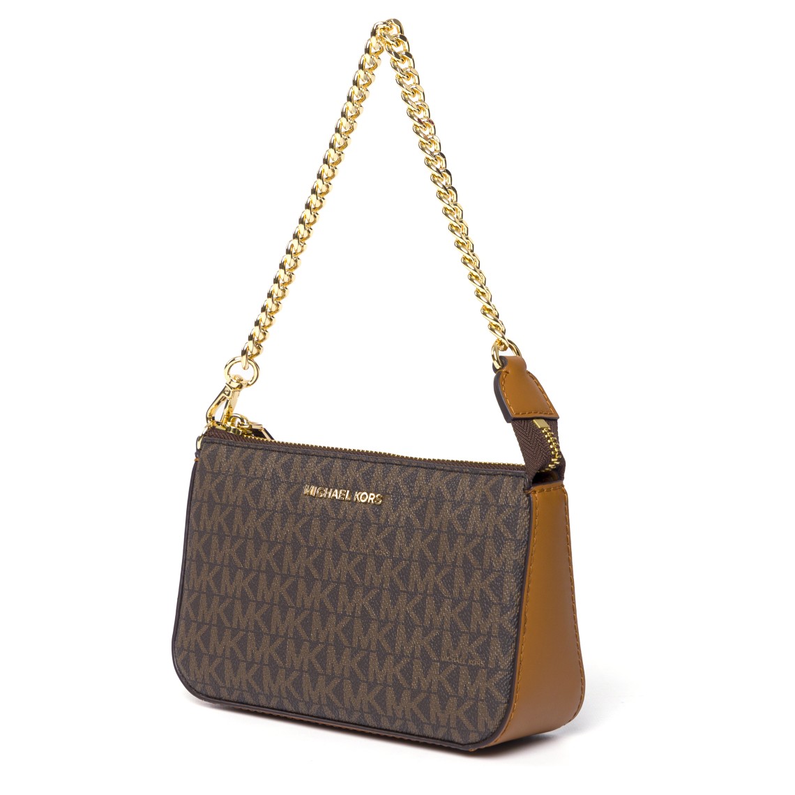 Pochette chain in saffiano stampato con logo Michael Kors