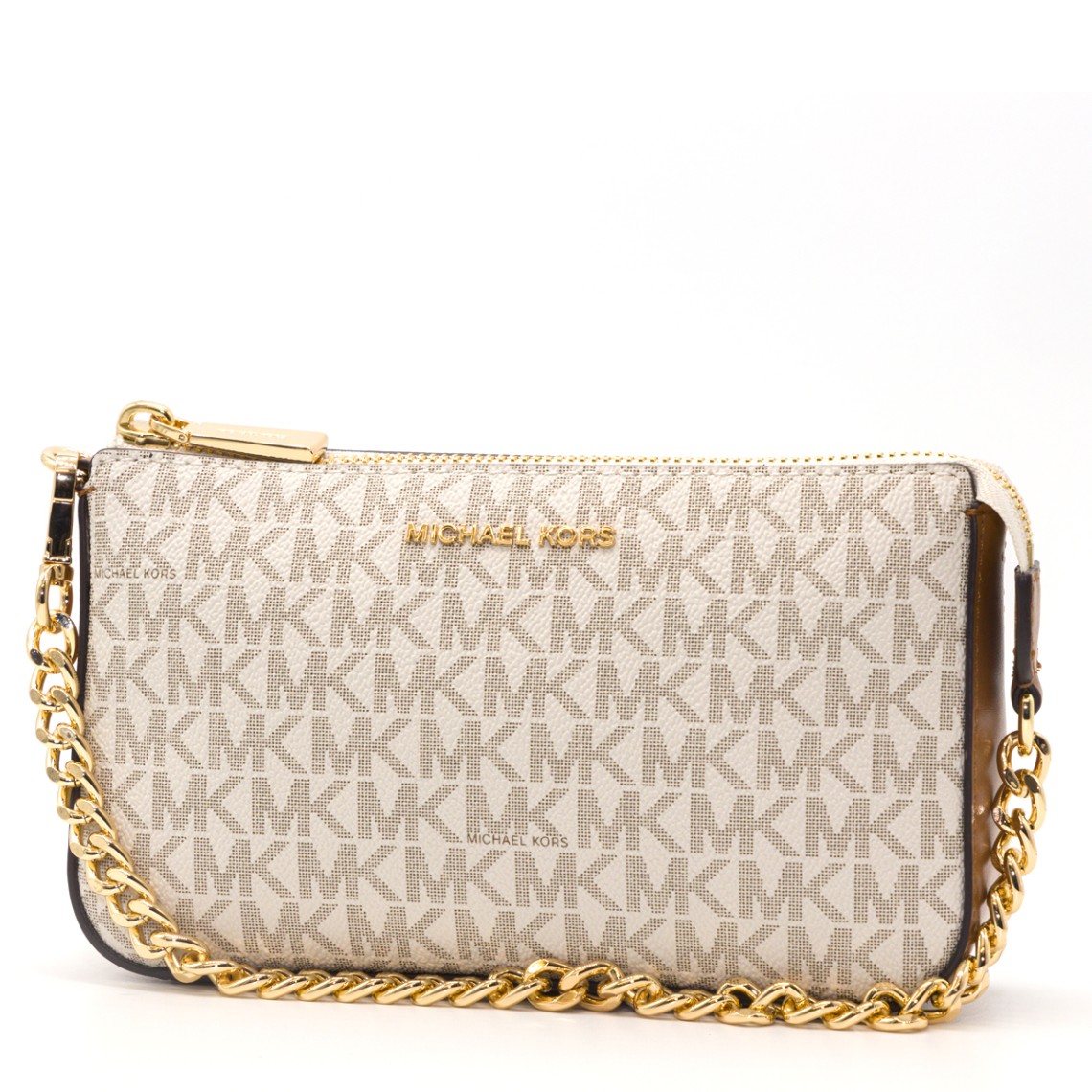 Pochette chain in saffiano stampato con logo Michael Kors