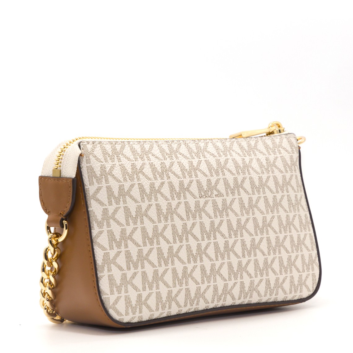 Pochette chain in saffiano stampato con logo Michael Kors