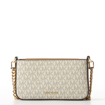 Borsa a spalla Bryant Michael Kors con monogram MK all over