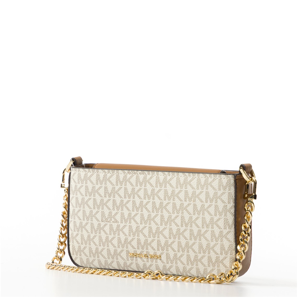 Borsa a spalla Bryant Michael Kors con monogram MK all over