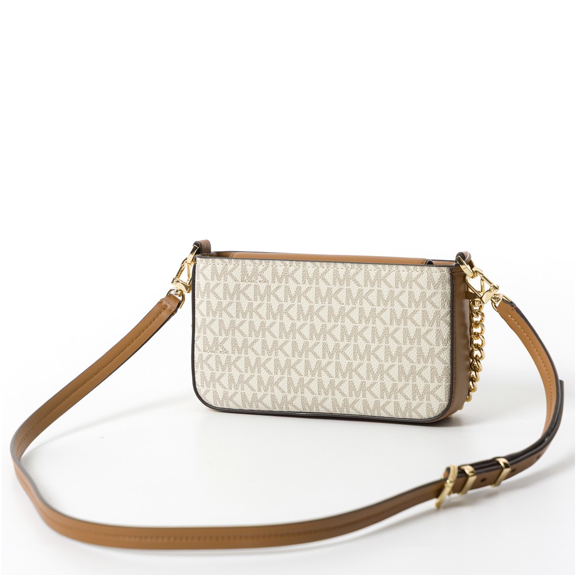 Borsa a spalla Bryant Michael Kors con monogram MK all over