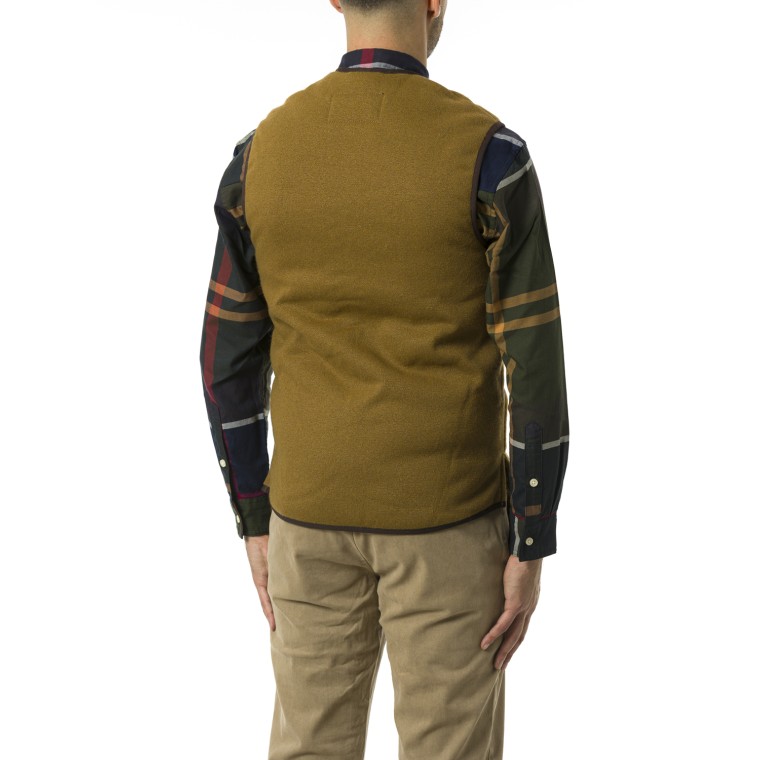 Gilet Barbour in pile con cerniera