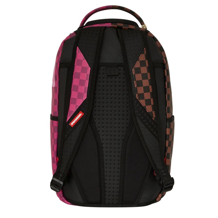 Zaino Sprayground Split Sip Pink Check