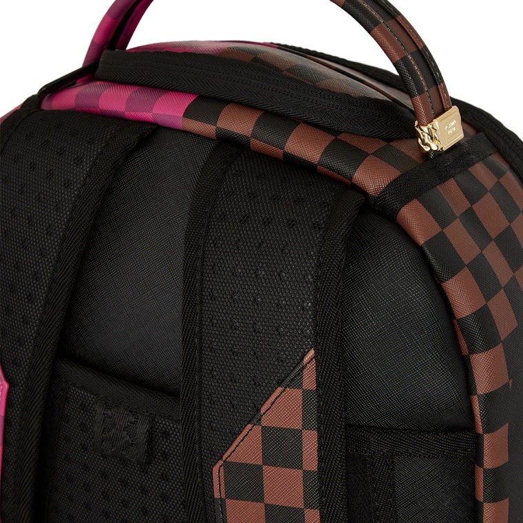 Zaino Sprayground Split Sip Pink Check