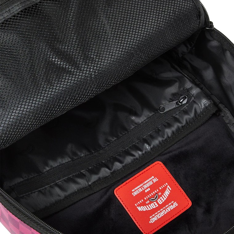 Zaino Sprayground Split Sip Pink Check