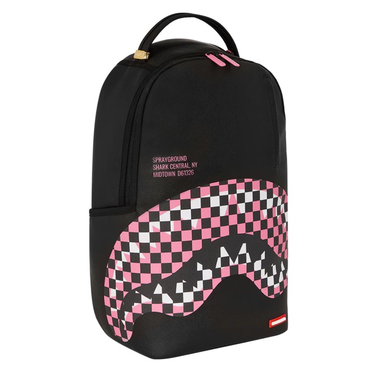 Zaino Sprayground Shark Central Breakup Check Sorbet