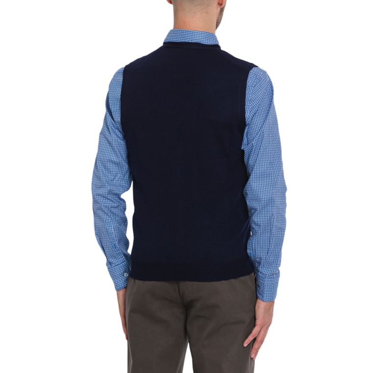 Gilet con bottoni Gran Sasso