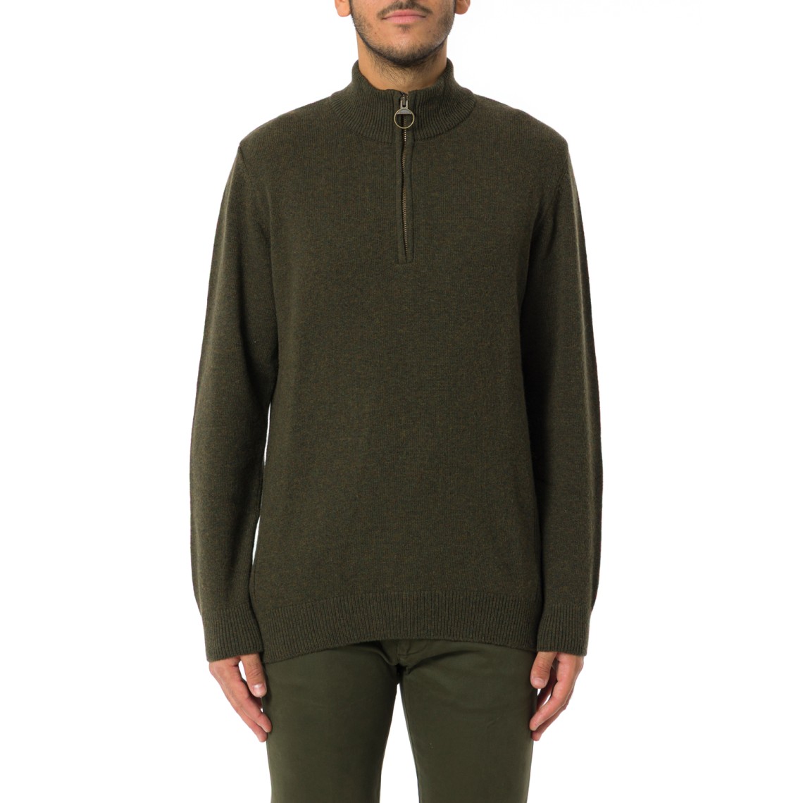 Maglia con mezza zip Barbour Holden