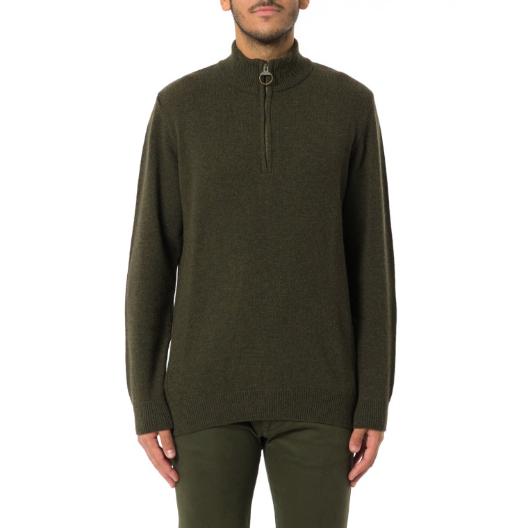 Maglia con mezza zip Barbour Holden