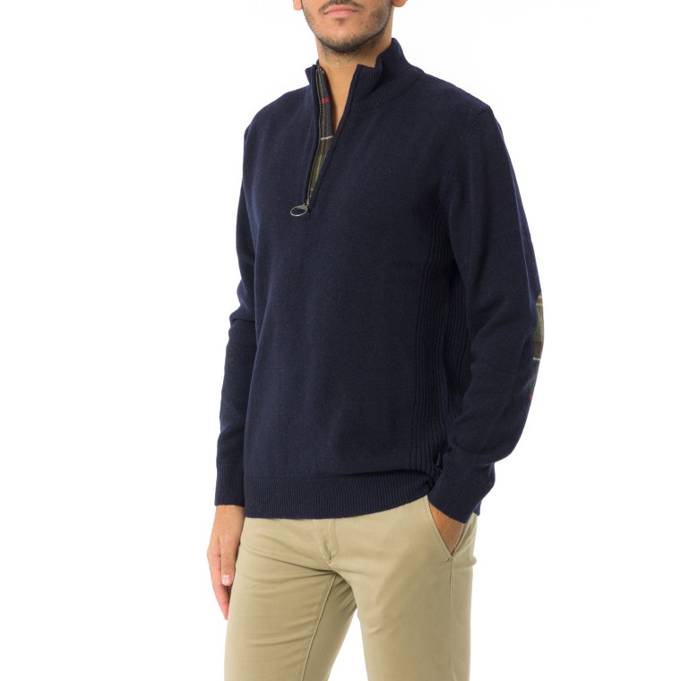 Maglia con mezza zip Barbour Holden