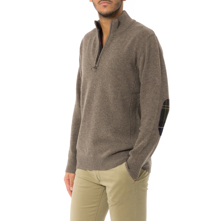 Maglia con mezza zip Barbour Holden