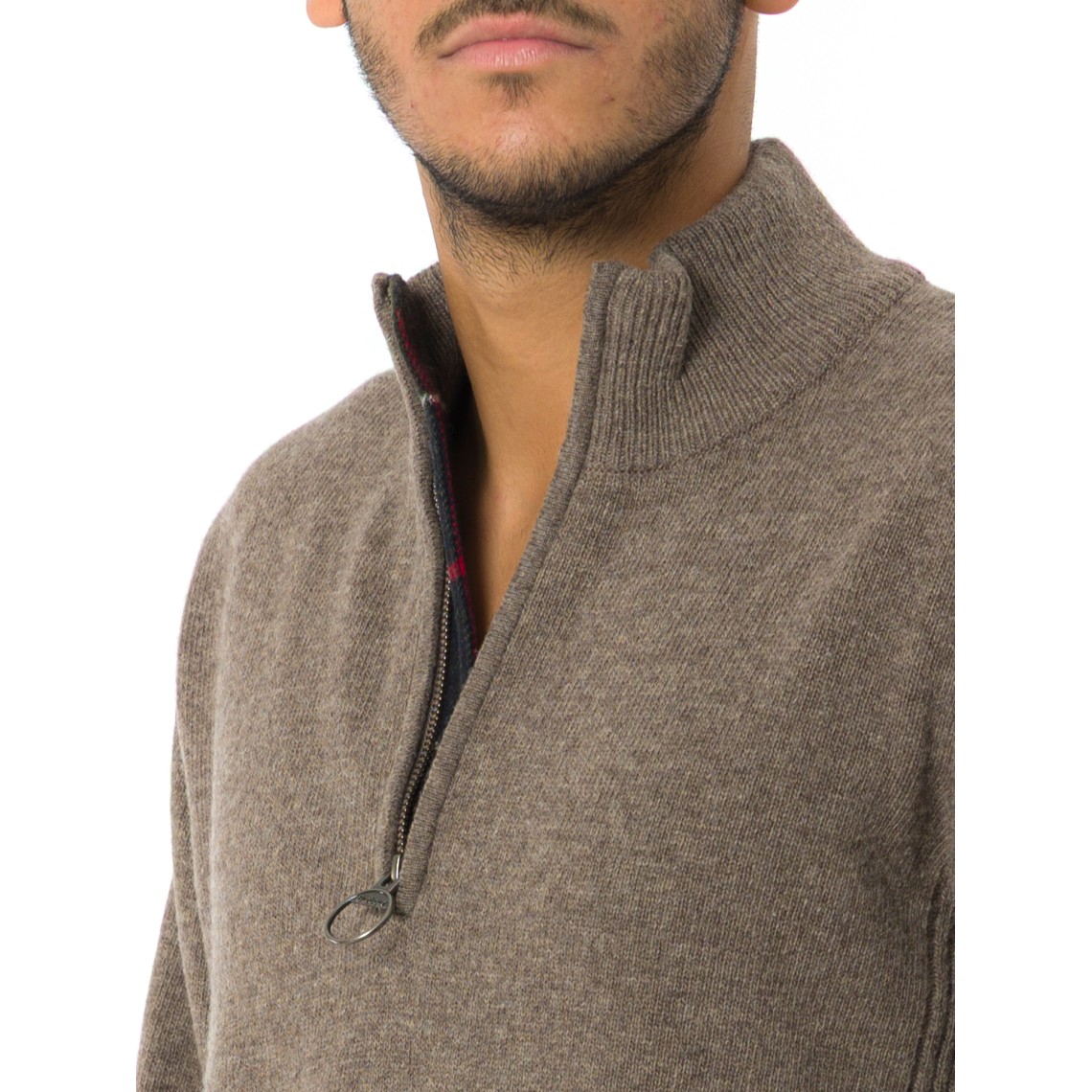 Maglia con mezza zip Barbour Holden