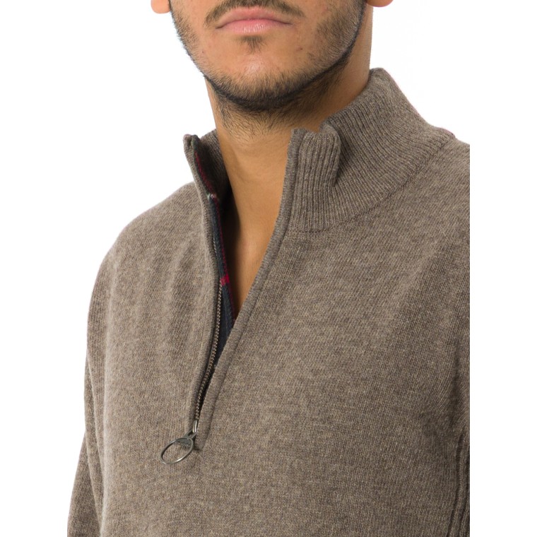 Maglia con mezza zip Barbour Holden