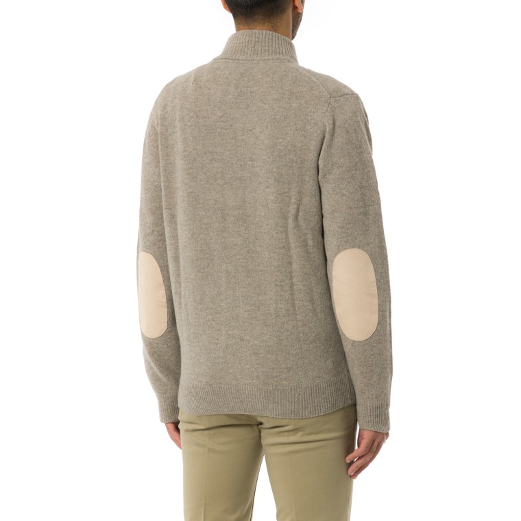 Cardigan Barbour in lana con bottoni