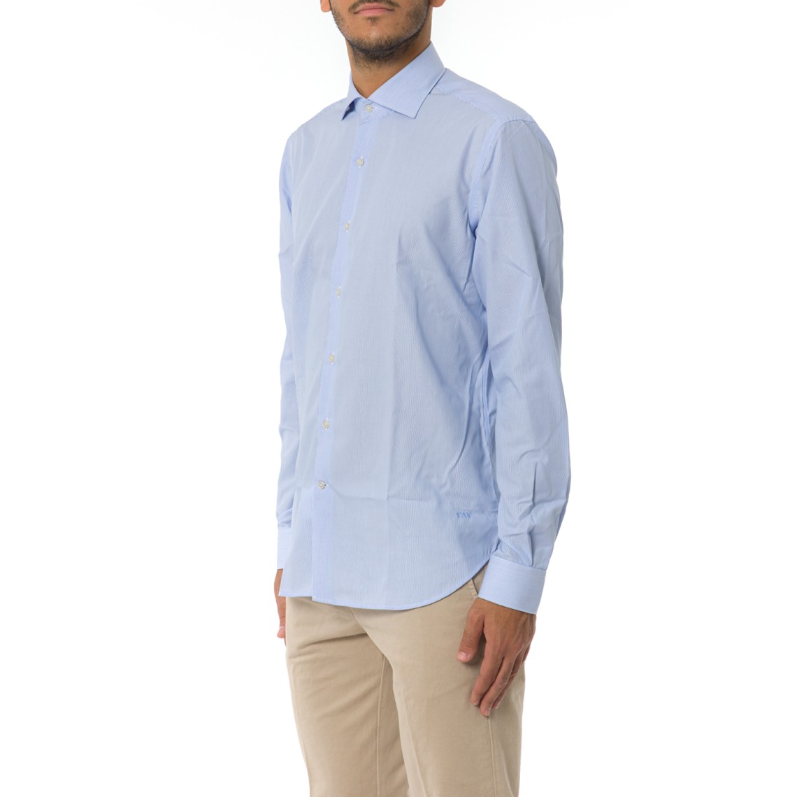 Camicia Travel Regular in Cotone Fay