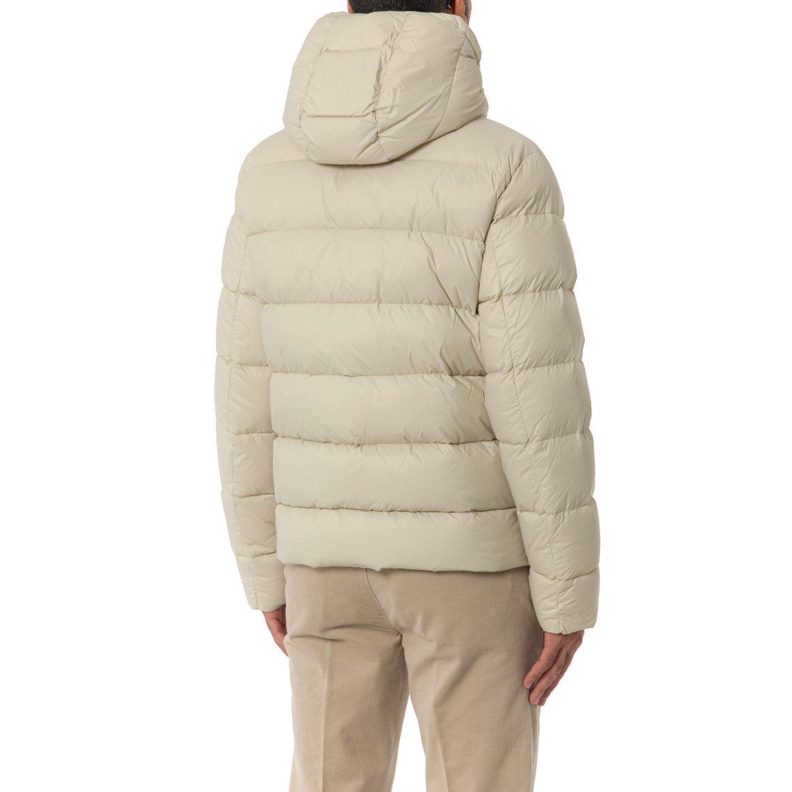 Piumino Double Front in Popeline Calandrato Fay