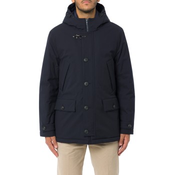 Parka Corto in Gabardine Tecnico Fay