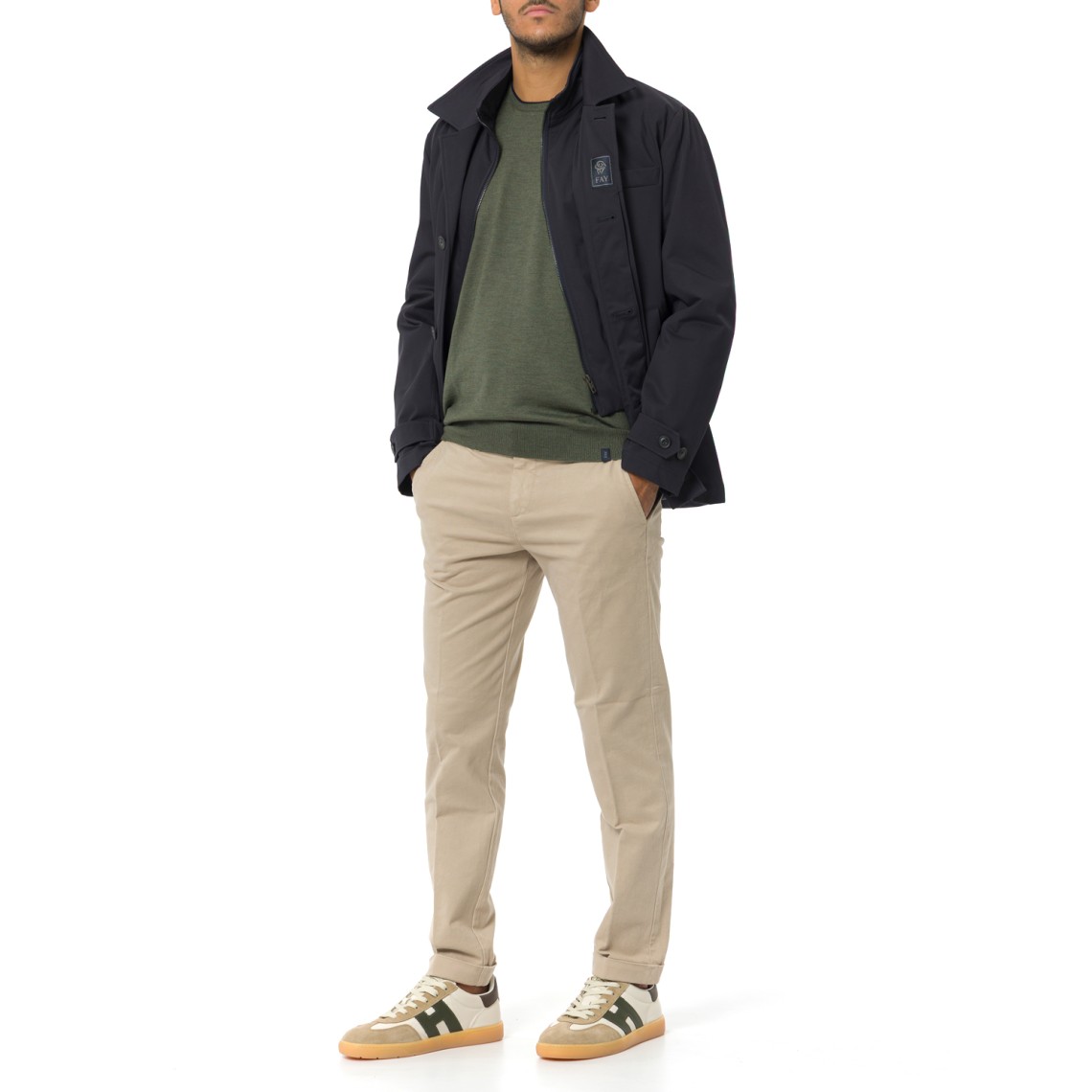 Morning Coat Corto in Gabardine Tecnico Fay