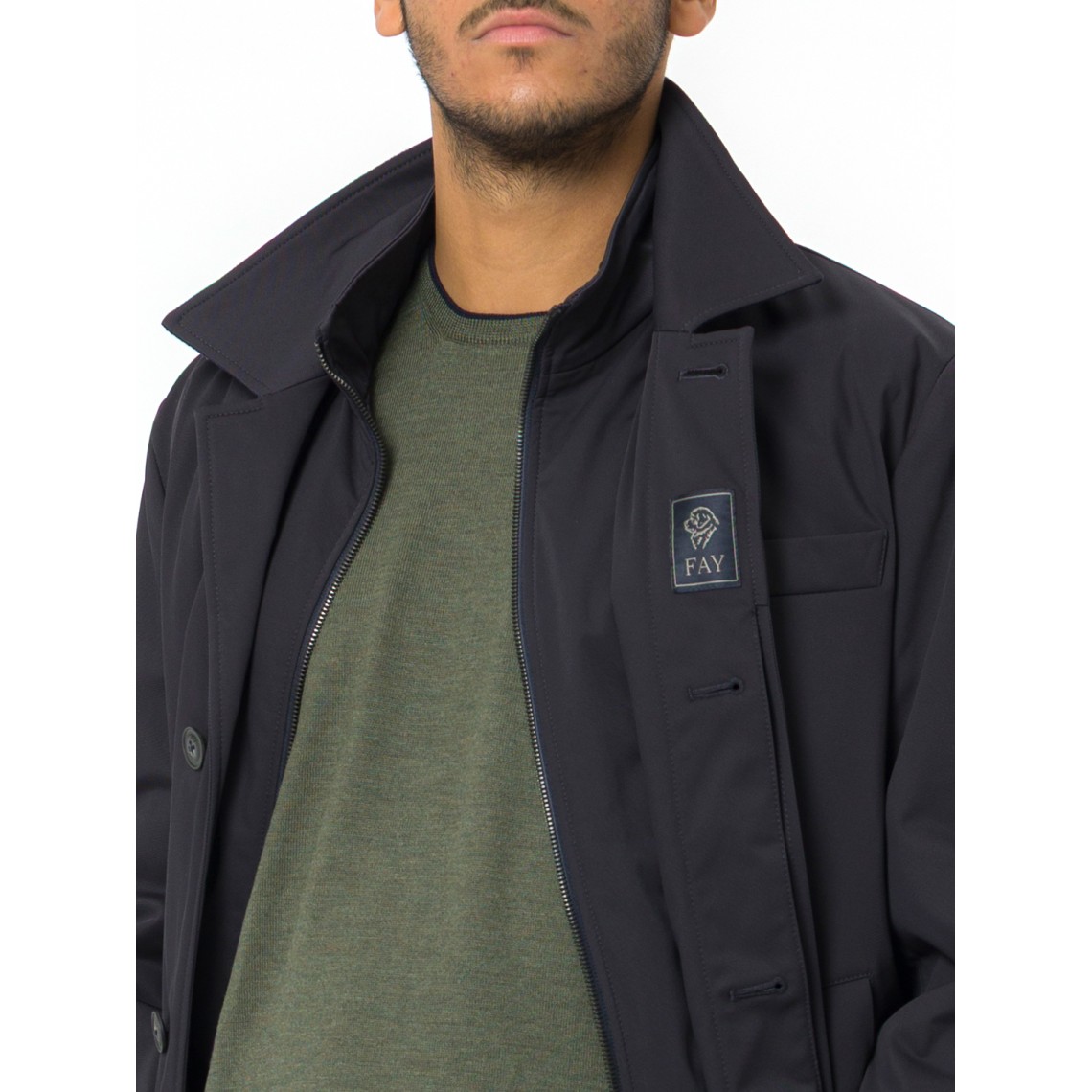 Morning Coat Corto in Gabardine Tecnico Fay