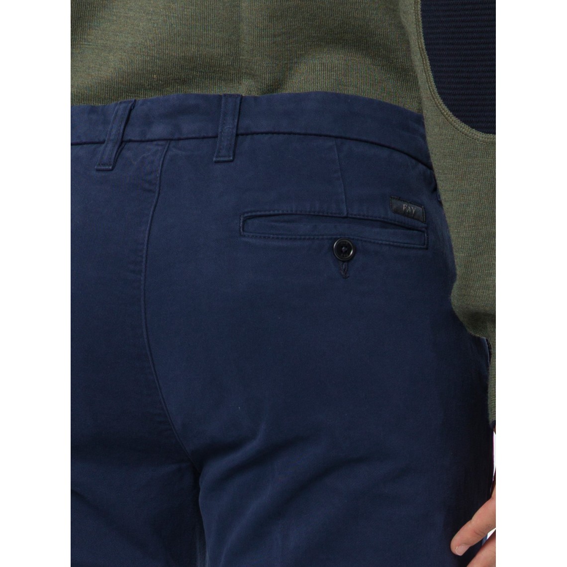 Pantaloni Slim in Gabardine Fay