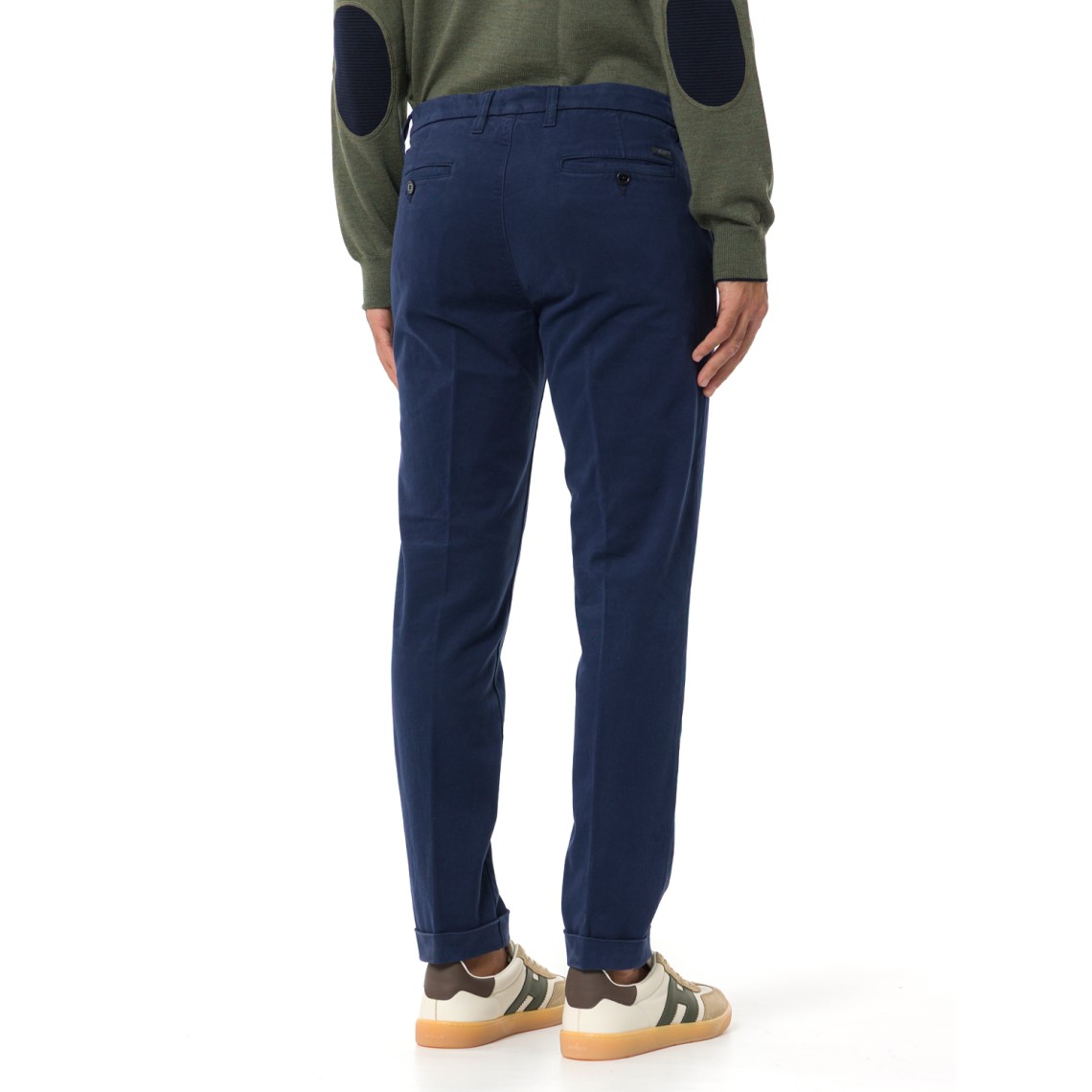 Pantaloni Slim in Gabardine Fay