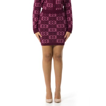 Minigonna Pinko con logo Love Birds