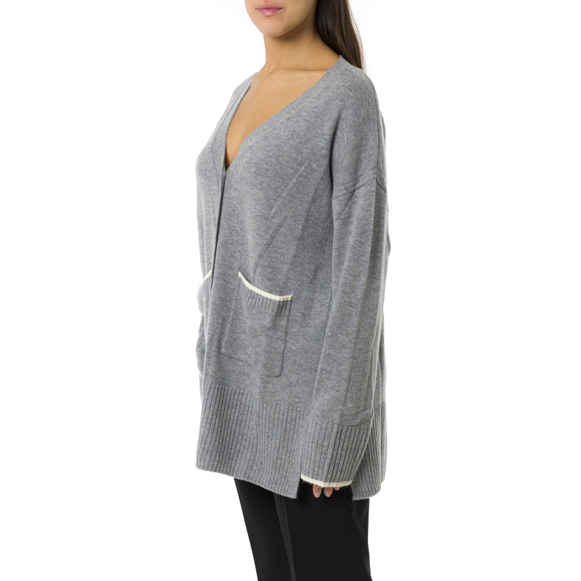 Cardigan lungo con scollo a V Pinko