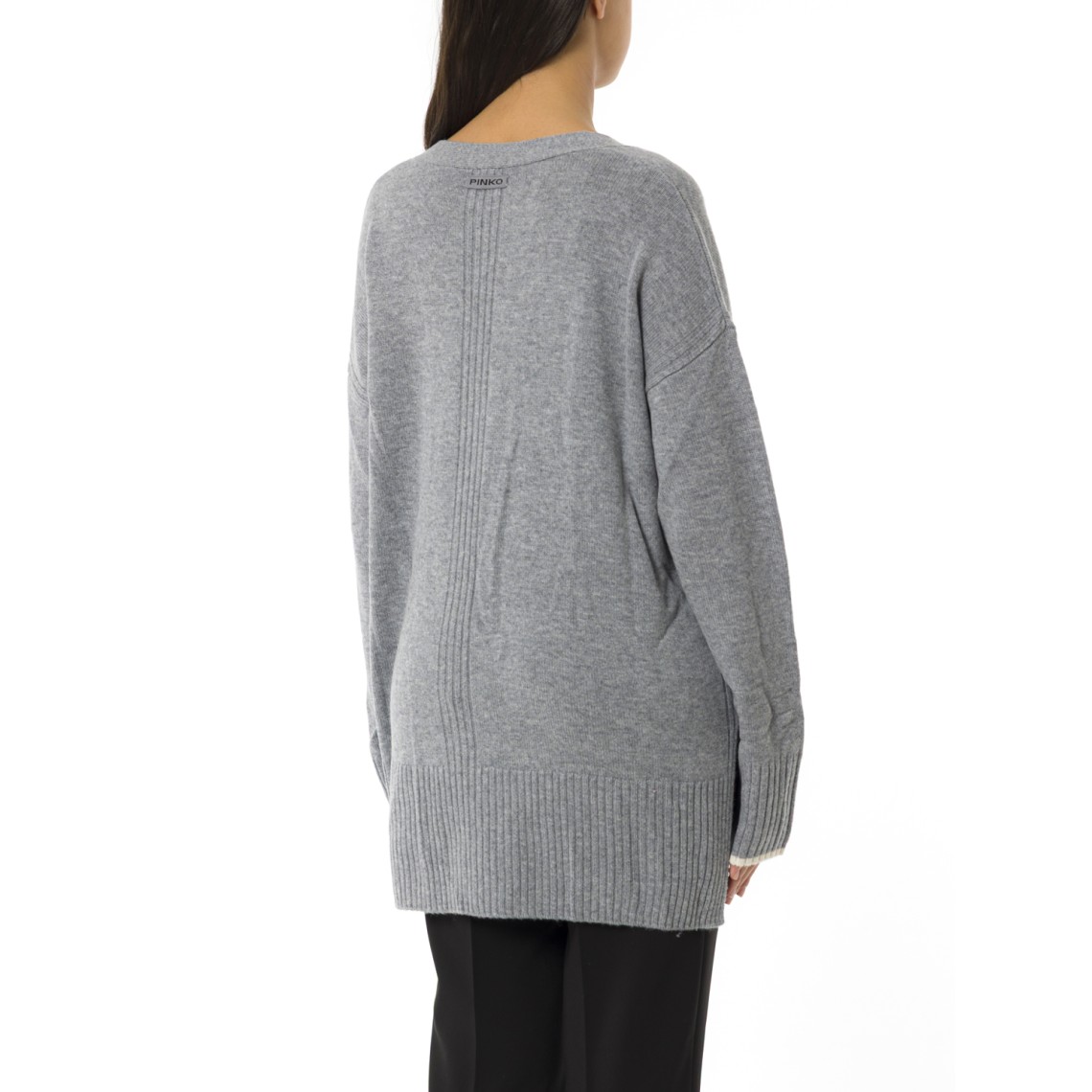 Cardigan lungo con scollo a V Pinko