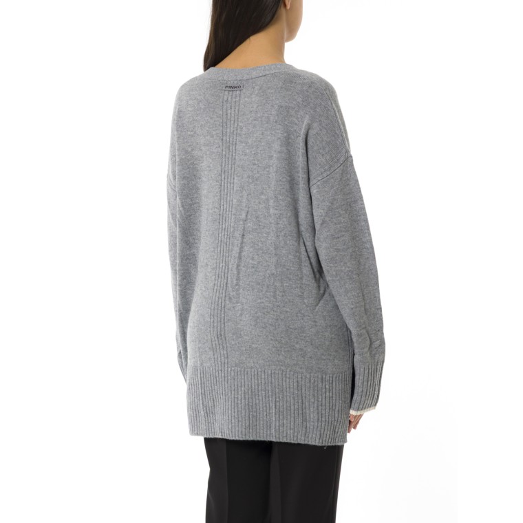 Cardigan lungo con scollo a V Pinko