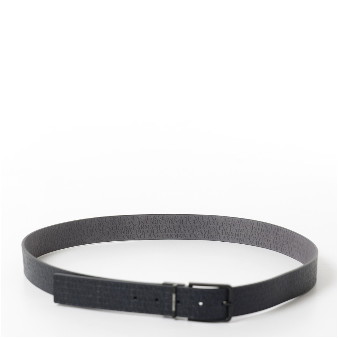 Cintura reversibile con logo Armani Exchange all over