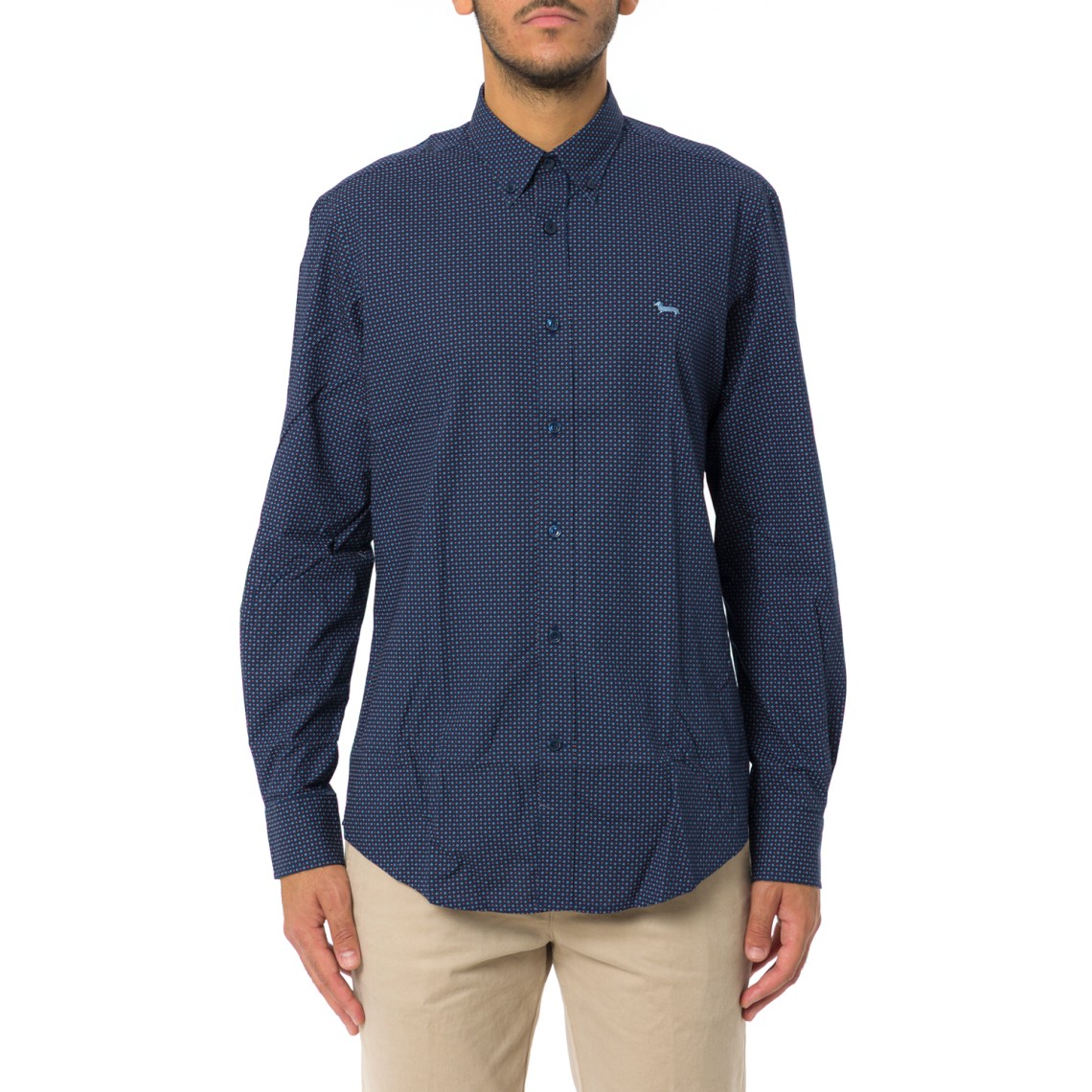 Camicia Con Motivo Cravatteria Harmont & Blaine