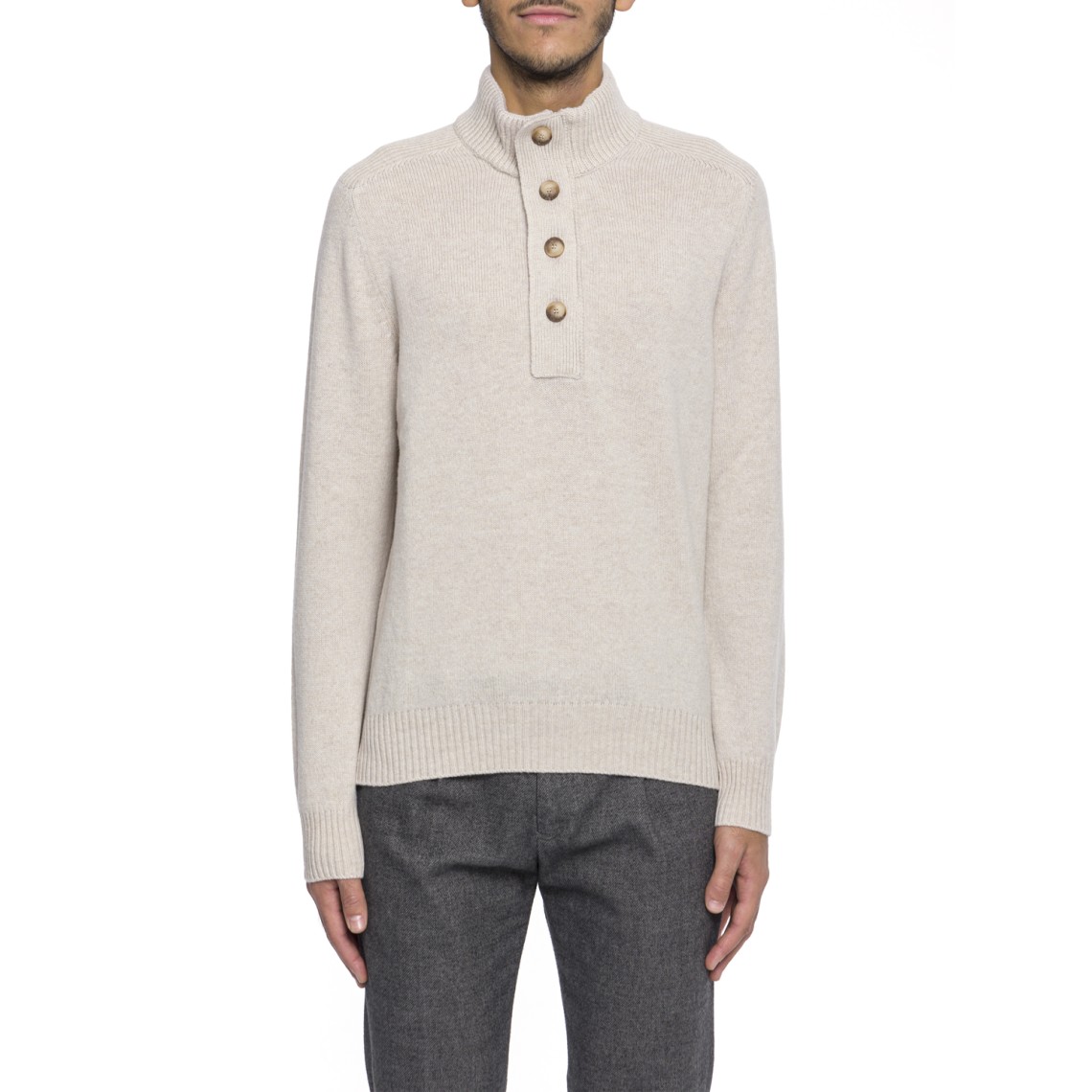 Lupetto con bottoni Gran Sasso