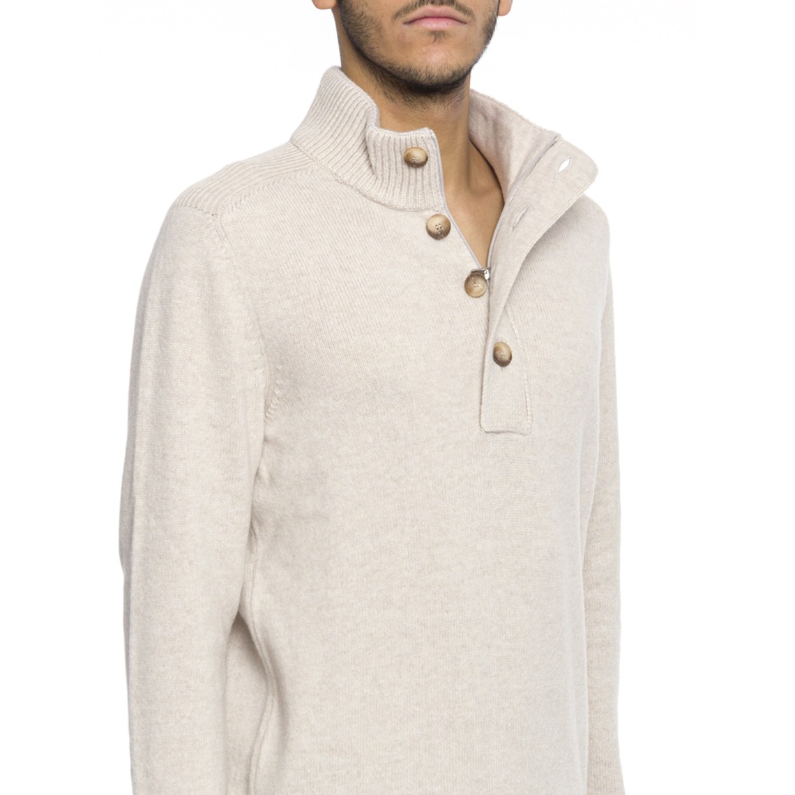 Lupetto con bottoni Gran Sasso