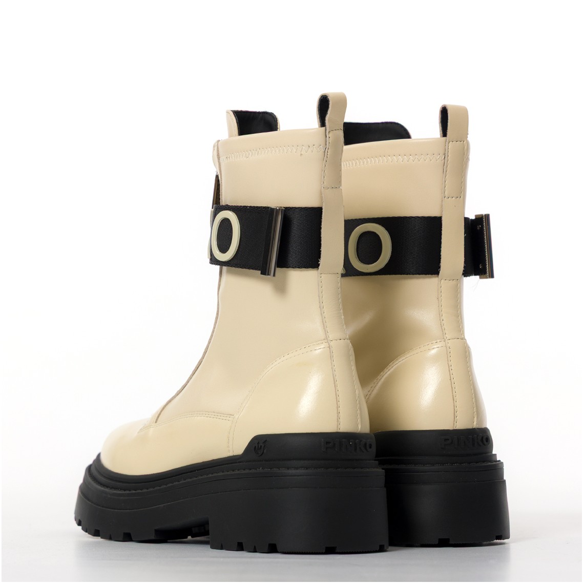 Stivali platform con logo lettering Pinko Mia 13