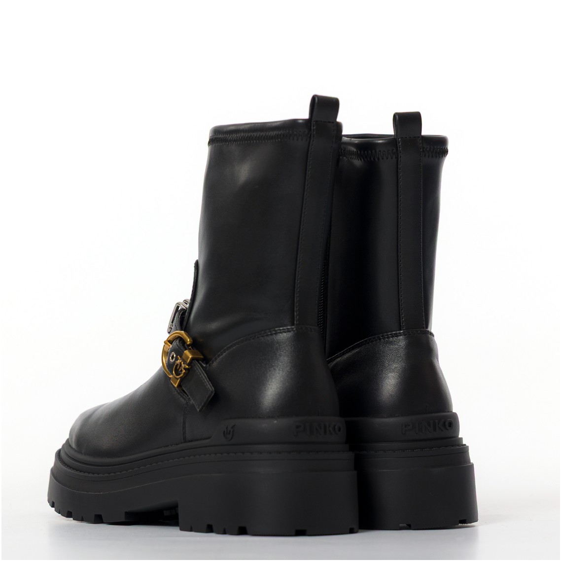 Stivaletti con inserti metallici Pinko Mia 27