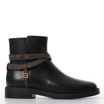 Stivaletti Abigail in pelle con logo Michael Kors