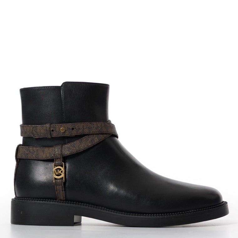 Stivaletti Abigail in pelle con logo Michael Kors