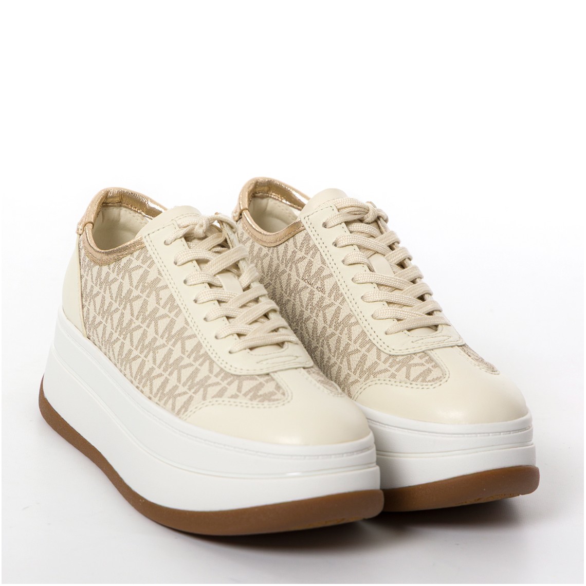 Sneakers Hayes in pelle con plateau Michael Kors