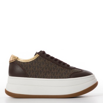 Sneakers Hayes in pelle con plateau Michael Kors
