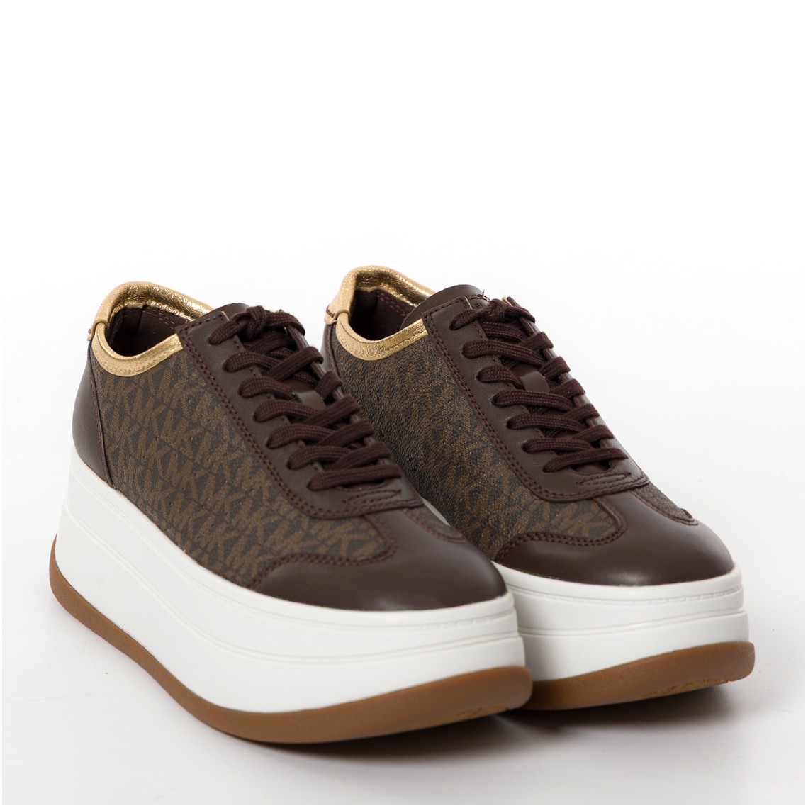 Sneakers Hayes in pelle con plateau Michael Kors