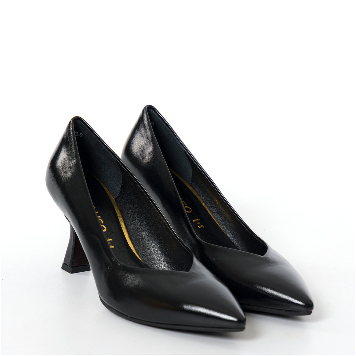 Décolleté Melluso in vernice nero