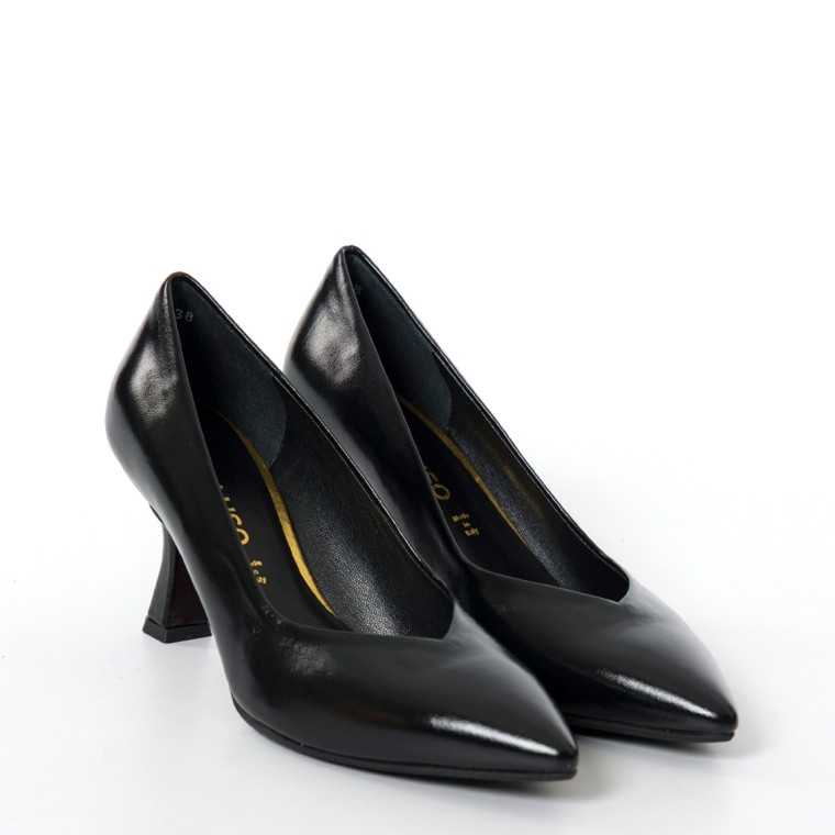 Décolleté Melluso in vernice nero