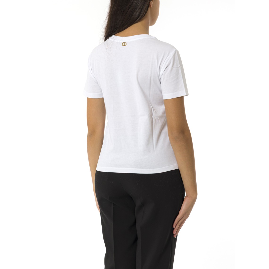 T-shirt con fioccoTwinset