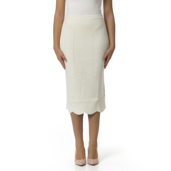 Gonna in maglia traforata Twinset