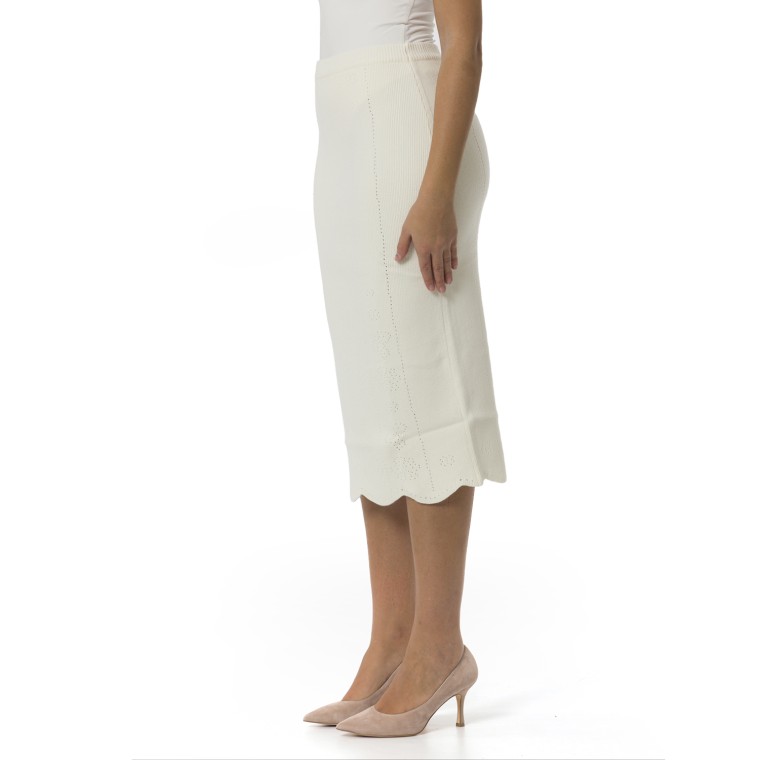 Gonna in maglia traforata Twinset
