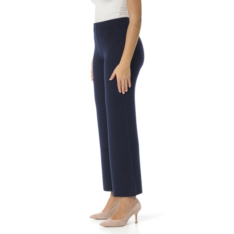 Pantaloni a zampa Twinset in misto lana